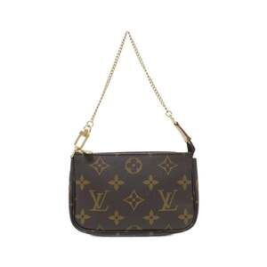 LOUIS VUITTON Brown Monogram Pochette Pouch